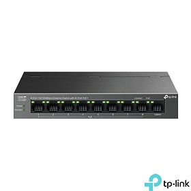 TP-Link LS109P, Switch niezarządzalny, 9x 10/100 RJ-45, PoE+, desktop