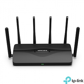 Bezprzewodowy router trzypasmowy Tri-band BE9300, standard BE, 9300Mb/s, 2,5 gigabitowe porty Ethernet (TP-Link Mercusys MR47BE)