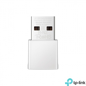 Dwupasmowa bezprzewodowa nano karta AC1300 USB 2.0 (TP-Link Mercusys MA30N)