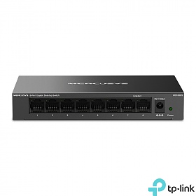 TP-Link Mercusys MS108GS, Switch niezarządzalny, 8x 10/100/1000 RJ-45, desktop