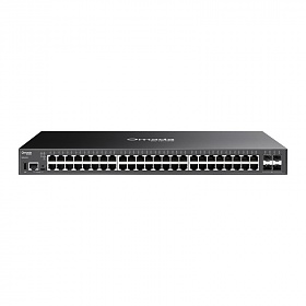 Switch zarządzalny, 48x 10/100/1000 RJ-45, 4x slot SFP+ 10G, 19" (TP-Link SG5452X)