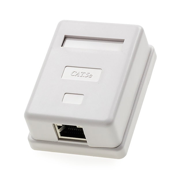Puszka natynkowa RJ-45, kat5e, STP, skręcana, PN-K5-88BS