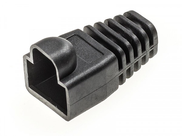 Osłonka wtyku RJ-45 (8p8c), czarna
