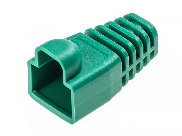 Osłonka wtyku RJ-45 (8p8c), zielona