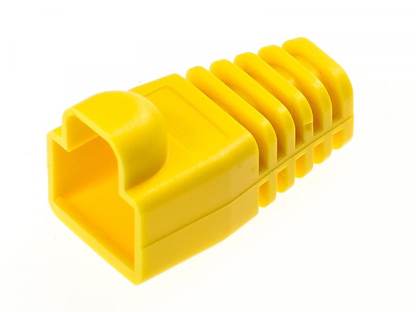 Osłonka wtyku RJ-45 (8p8c), żółta