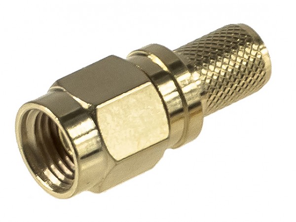 Wtyk SMA RP (Reverse Pin), zaciskany na przewód H155