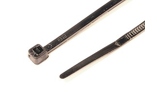 Opaski kablowe odporne na UV, 2,5x160mm, czarne, 100szt