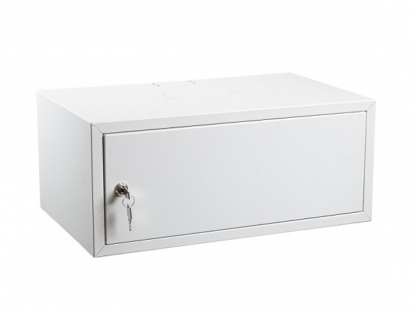 Szafa rack 4U, wisząca, 19", 350mm gł., drzwi metalowe