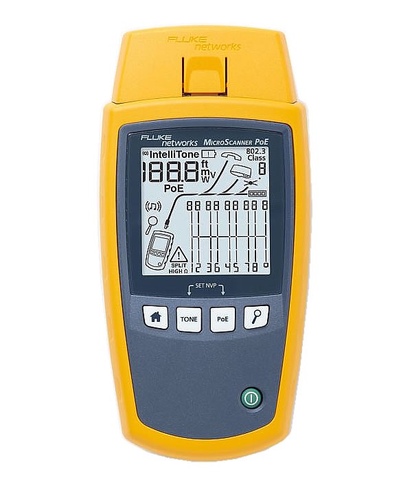 Tester okablowania MicroScanner PoE (Fluke Networks MS-POE) 