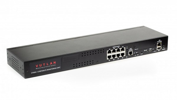 Kontroler IP 19" 1U; 8x analog; 32x styki bezpotencjałowe; 1x CAN (Vutlan VT960ii) 