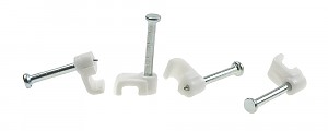 Uchwyt kablowy KP4/2, na przewód płaski 4x2 mm 