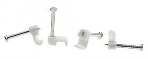 Uchwyt kablowy KP5/2, na przewód płaski 5x2 mm 