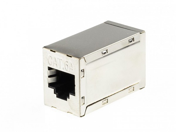 Łącznik modularny, kat. 6A, 2x RJ-45, STP 