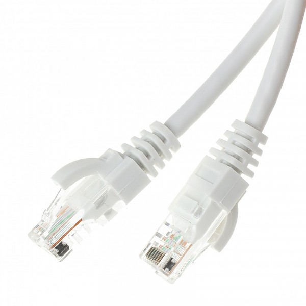 Patchcord UTP-K5e; 5,0 m; biay