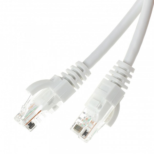 Patchcord UTP, kat.6, 3m, biały, LSOH/LSZH