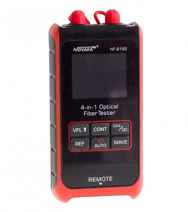 NOYAFA NF-916S, Tester okablowania i miernik mocy optycznej LCD, RJ-45, pióro świetlne VFL