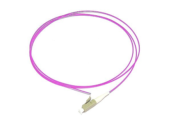 Pigtail LC/UPC, MM, 50/125, 0,9mm, włókno OM4, 2m 