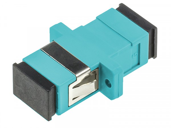 Adapter światłowodowy SC/UPC simplex, OM3, wielomodowy 
