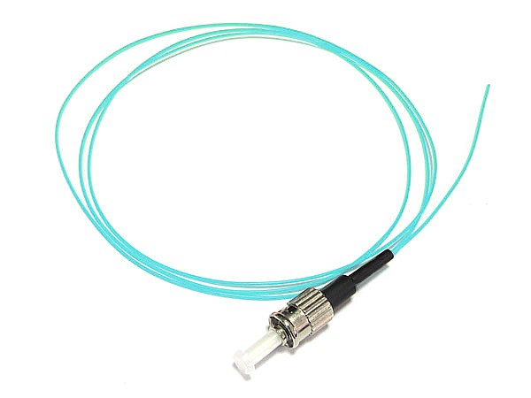 Pigtail ST/UPC, MM, 50/125, 0,9mm, włókno OM3, 1m 