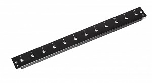 Płyta czołowa 12x ST simplex, czarna 