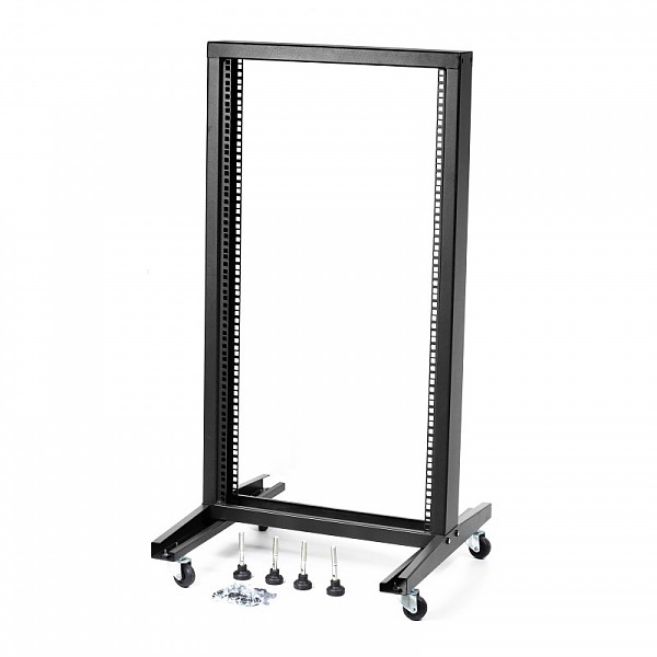 Stojak rack 19" 21U, pojedynczy 