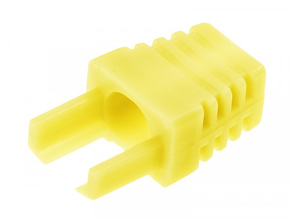 Osłonka wtyku RJ-45 (8p8c), żółta, wewnętrzna