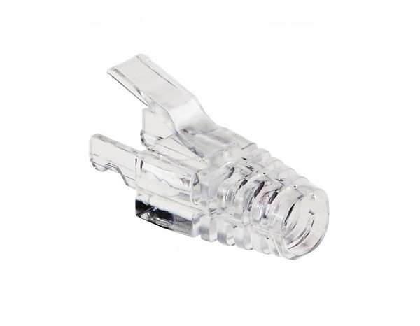 Osłona złącza modularnego 8p8c, transparentna, wewnętrzna, kat.6 