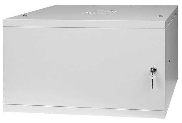 Szafa rack 6U, wisząca, 19", 350mm gł., drzwi metalowe, do montażu