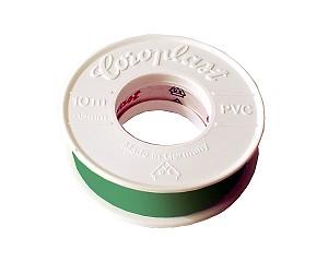Taśma izolacyjna, PVC, zielona