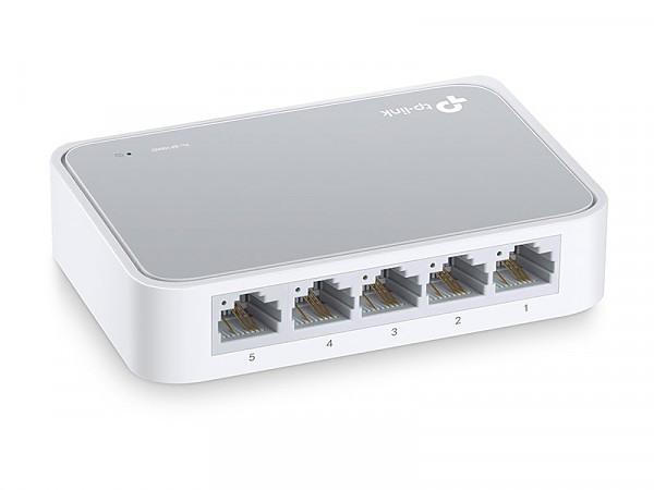 Switch niezarzdzalny, 5x 10/100 RJ-45, desktop (TP-Link TL-SF1005D) 