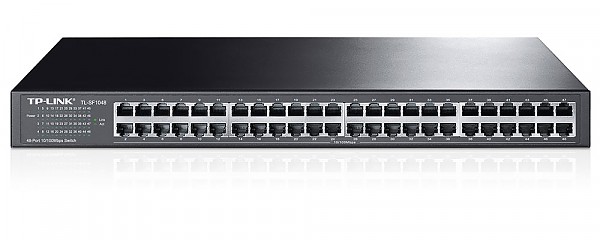 TP-Link TL-SF1048, Switch niezarzdzalny, 48x 10/100 RJ-45, 19"