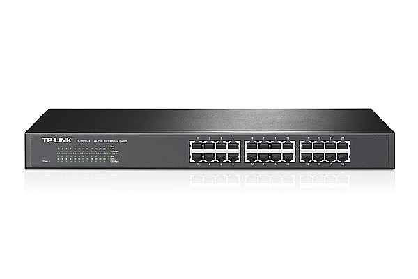 TP-Link TL-SF1024, Switch niezarzdzalny, 24x 10/100 RJ-45, 19"