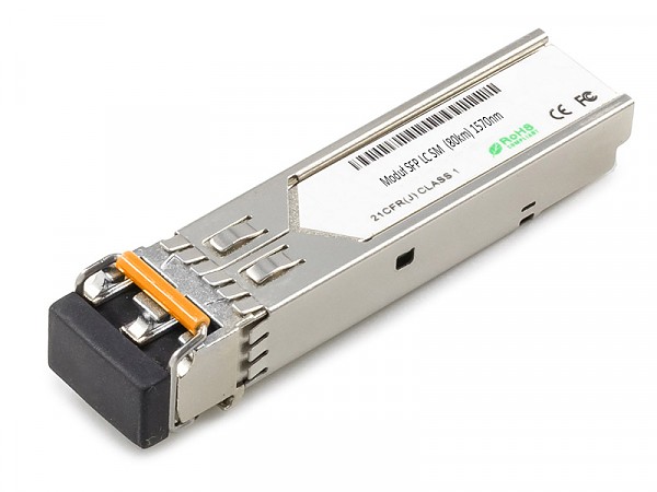 Modu SFP CWDM, 1Gb, LC SM, 24dB, 80km, TX:1570nm