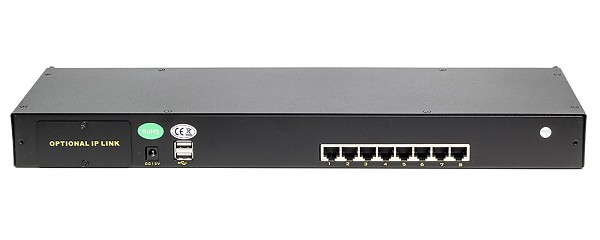 Moduł przełącznika KVM kat.5 do konsol Wave KVM, 8-portowy, PS/2 lub USB 