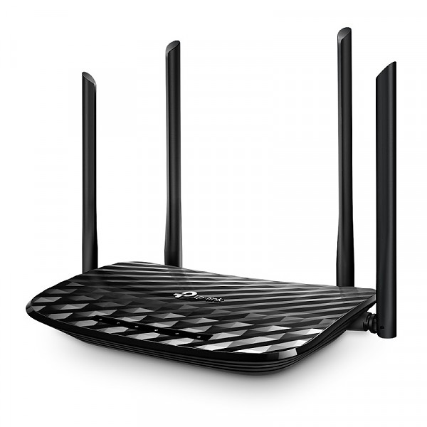 Bezprzewodowy router dwupasmowy Dual-band AC1200, standard AC, 1200Mb/s, gigabitowe porty Ethernet (TP-Link Archer C6) 