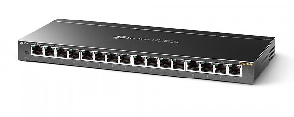 Switch niezarzdzalny, 16x 10/100/1000 RJ-45, desktop (TP-Link TL-SG116E) 