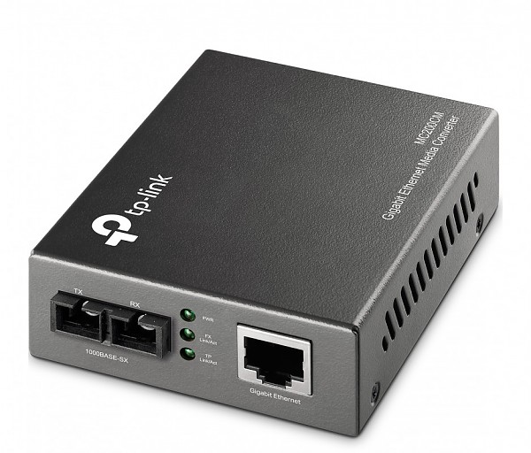 Media konwerter światłowodowy 1G RJ-45/SC, MM 850nm, 550m (TP-Link MC200CM)
