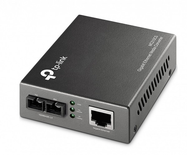 Konwerter światłowodowy 1G RJ-45/SC, SM 1310nm, 15km (TP-Link MC210CS)