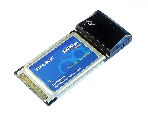 TP-Link TL-WN811N, Bezprzewodowa karta sieciowa Cardbus, standard N, 300Mb/s 