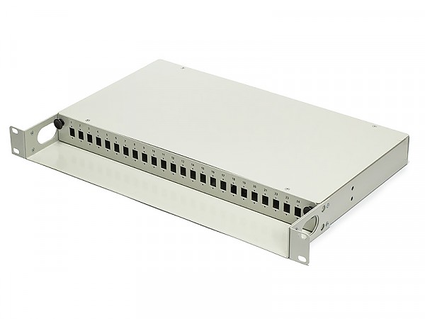 Przełącznica światłowodowa, 19", 24xSC simplex, bez adapterów