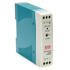 Zasilacz 24W 24VDC, mini, DIN TS35 (Mean Well MDR-20-24) 