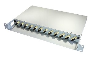 Przełącznica światłowodowa, 19", 12xSC/UPC MM duplex