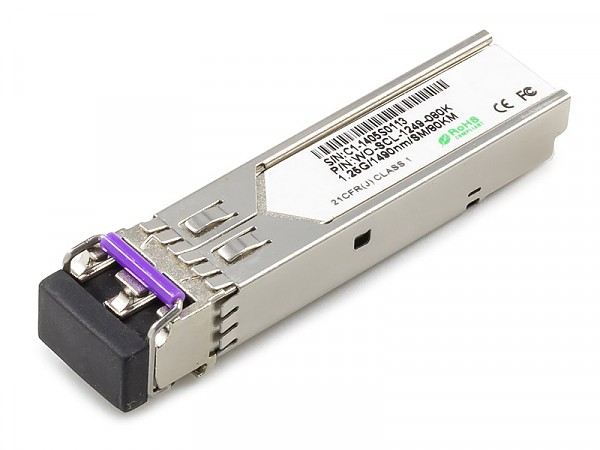 Modu SFP CWDM, 1Gb, LC SM, 24dB, 80km, TX:1490nm