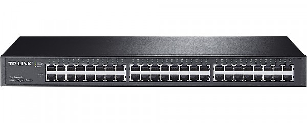 Switch niezarzdzalny, 48x 10/100/1000 RJ-45, 19" (TP-Link TL-SG1048) 