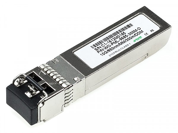 Moduł SFP+ 1x 10 Gbps LC MM, 300 m, TX:850nm, DDMI (Wave Optics, WO-PML-9685-300M-D H) 