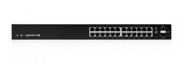 Switch zarzdzalny, 24x 10/1000 RJ-45, 2x 100/1000 SFP, 19" (Ubiquiti ES-24-Lite) 