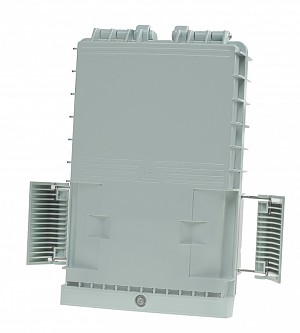 Przełącznica FTTH, IP65, PLC, zamykana na klucz 