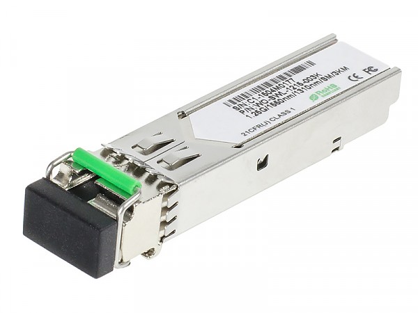 Modu SFP 1x 1000 Mbps LC SM, 3km, WDM TX:1550nm (Wave Optics, WO-SWL-1215-003K) 