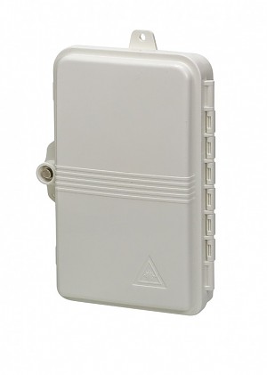 Przełącznica FTTH, IP65, 4x SC simplex, bez adapterów, zamykana na klucz 
