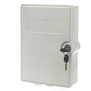 Przełącznica FTTH, IP65, 6x SC duplex, bez adapterów, zamykana na klucz 